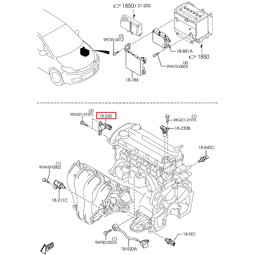 Crankshaft Position Sensor | Mazda6 (2006-2013) - Image 4