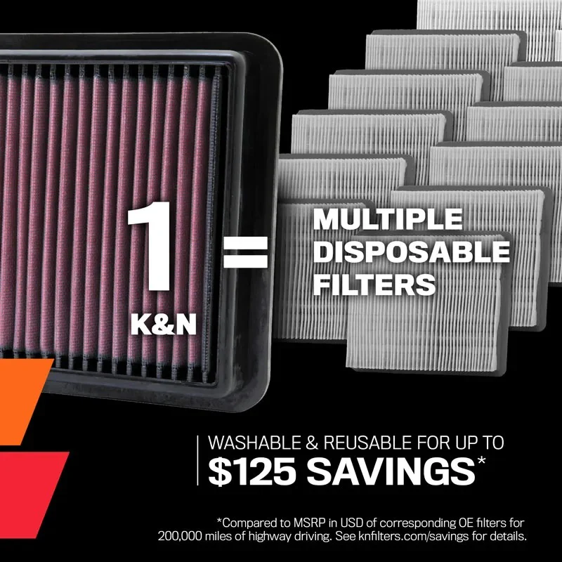 K&N Engine Air Filter Replacement | Mazda CX-50 (2023-2026) - Image 4