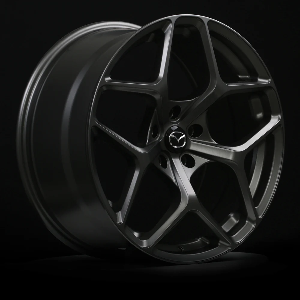 Mazda M012 Alloy Wheel (Matte Gunmetal) — 16", 17", 18", 20" - Image 3