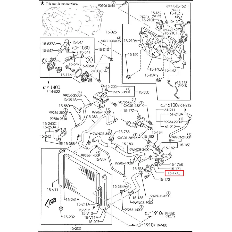 Thermostat O-Ring | Mazda6 (2003-2013) - Image 3